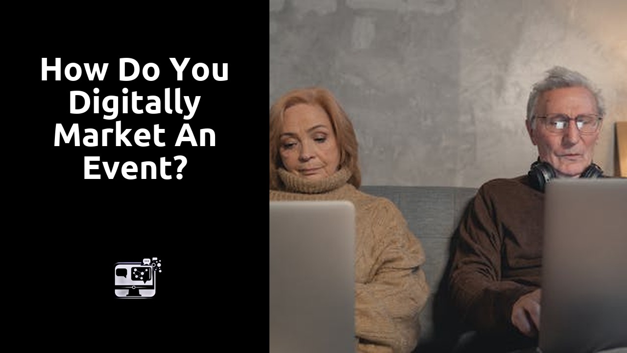 How do you digitally market an event?